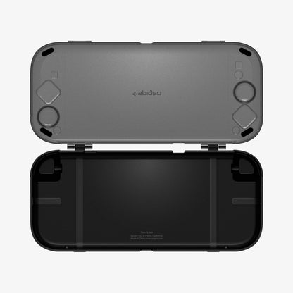 ACS10487 - Nintendo Switch 2 Thin Fit 360 in Black showing the inner cover widely open
