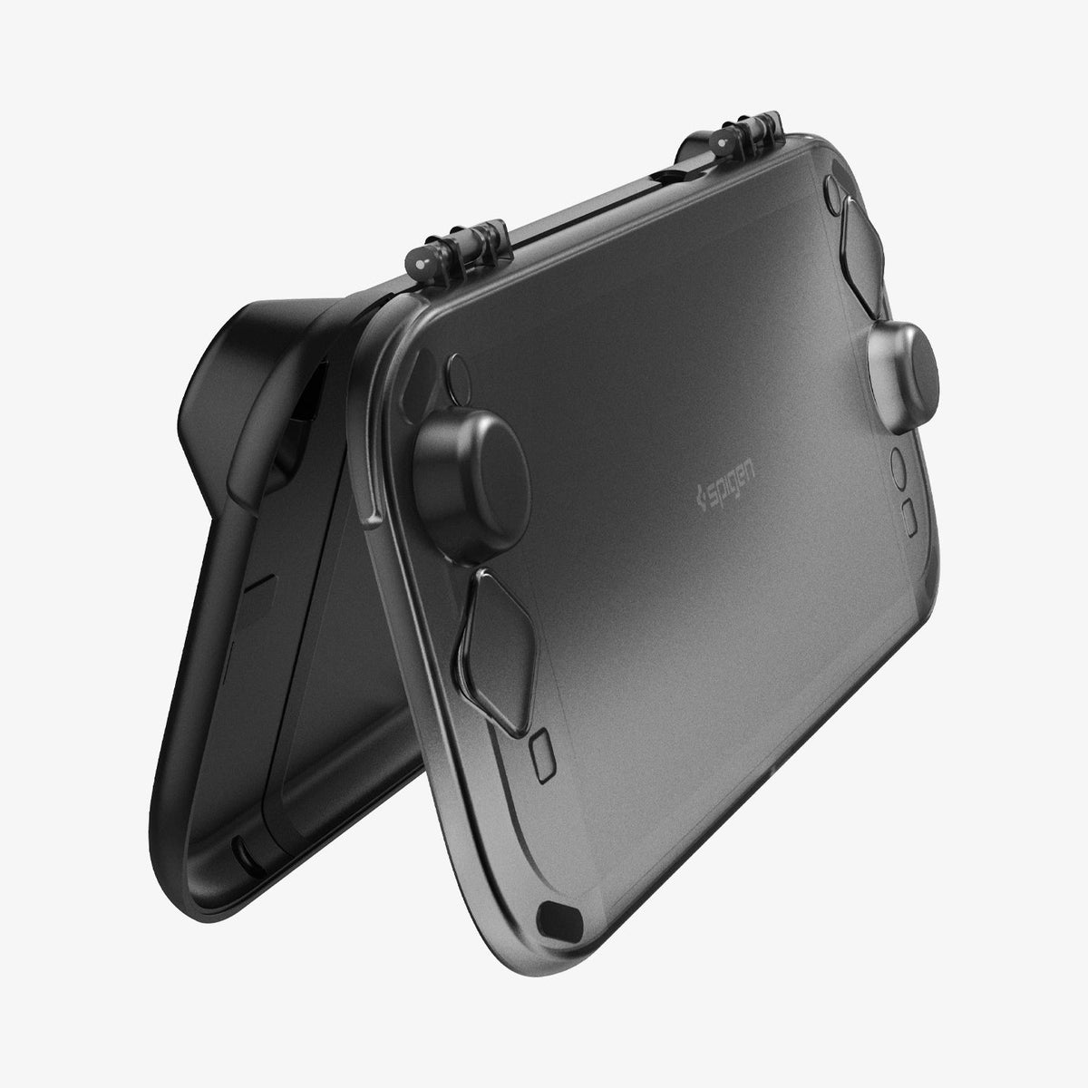 ACS10487 - Nintendo Switch 2 Thin Fit 360 in Black showing the front, partial inner and sides