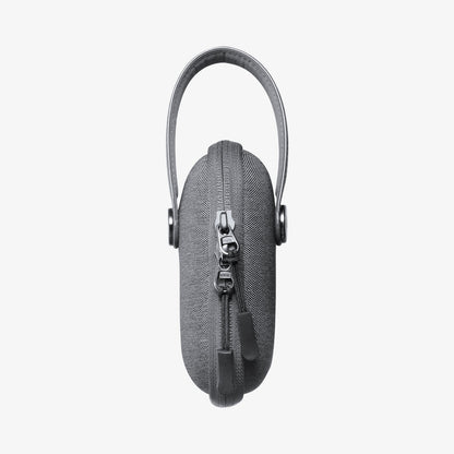 AGP10204 - Nintendo Switch 2 Klasden Pouch Renewed in Charcoal Gray showing the side near the strap