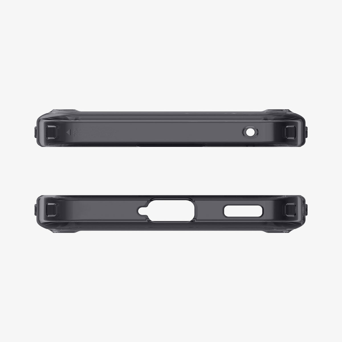 ACS06996 - Nothing Phone Series Case Ultra Hybrid Zero One showing the top and bottom