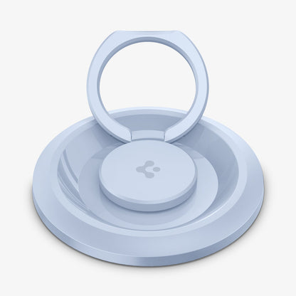 AMP05304 - O-Mag Magnetic Phone Holder (MagFit) in blue showing the front and ring extended out upwards