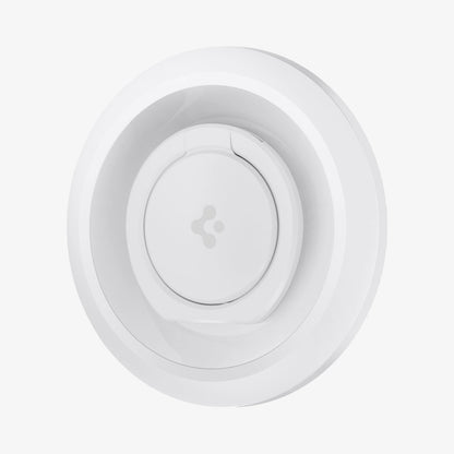 AMP05303 - O-Mag Magnetic Phone Holder (MagFit) in white showing the front and partial side