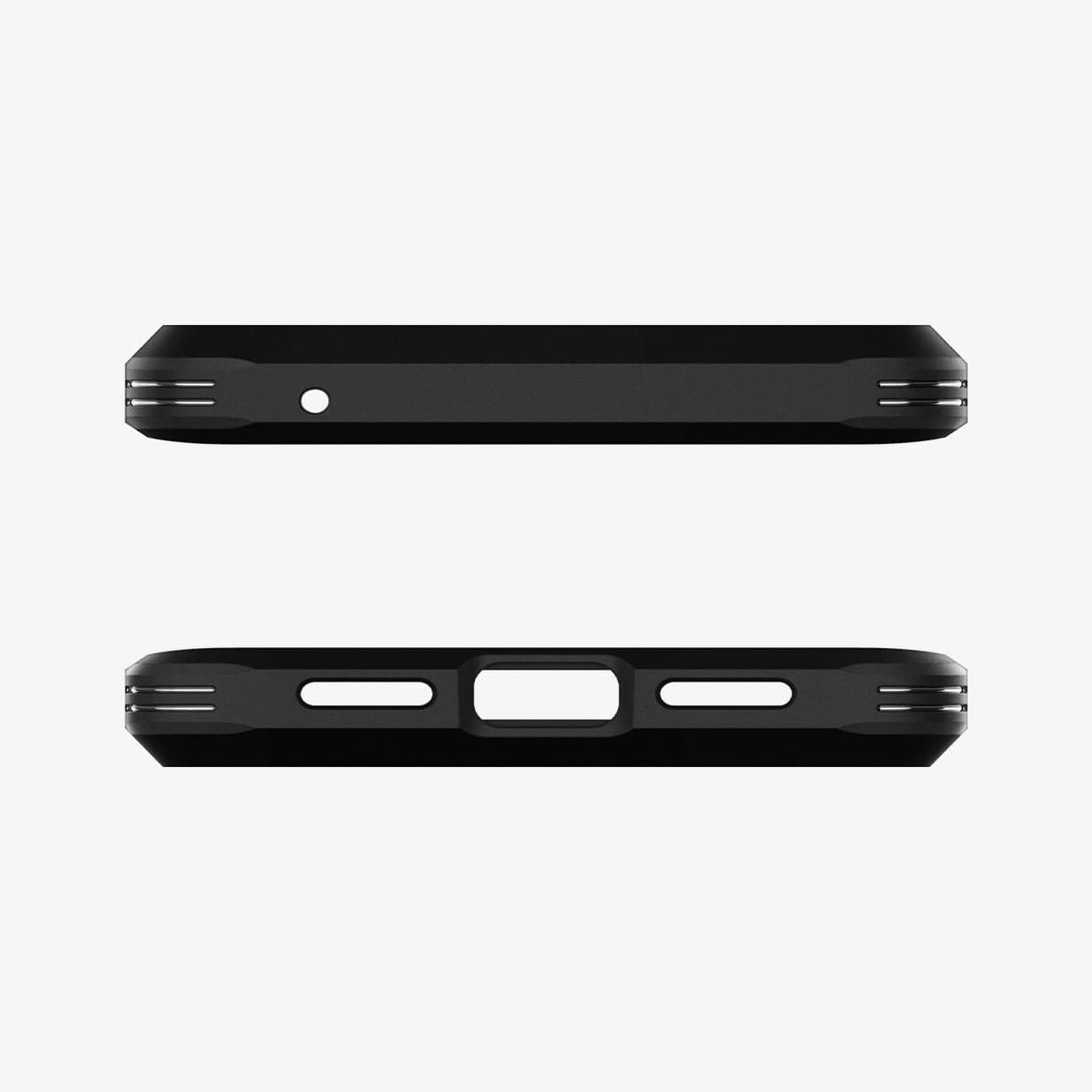ACS03463 - Pixel 6 Pro Case Tough Armor in rose gold showing the top and bottom with precise cutouts