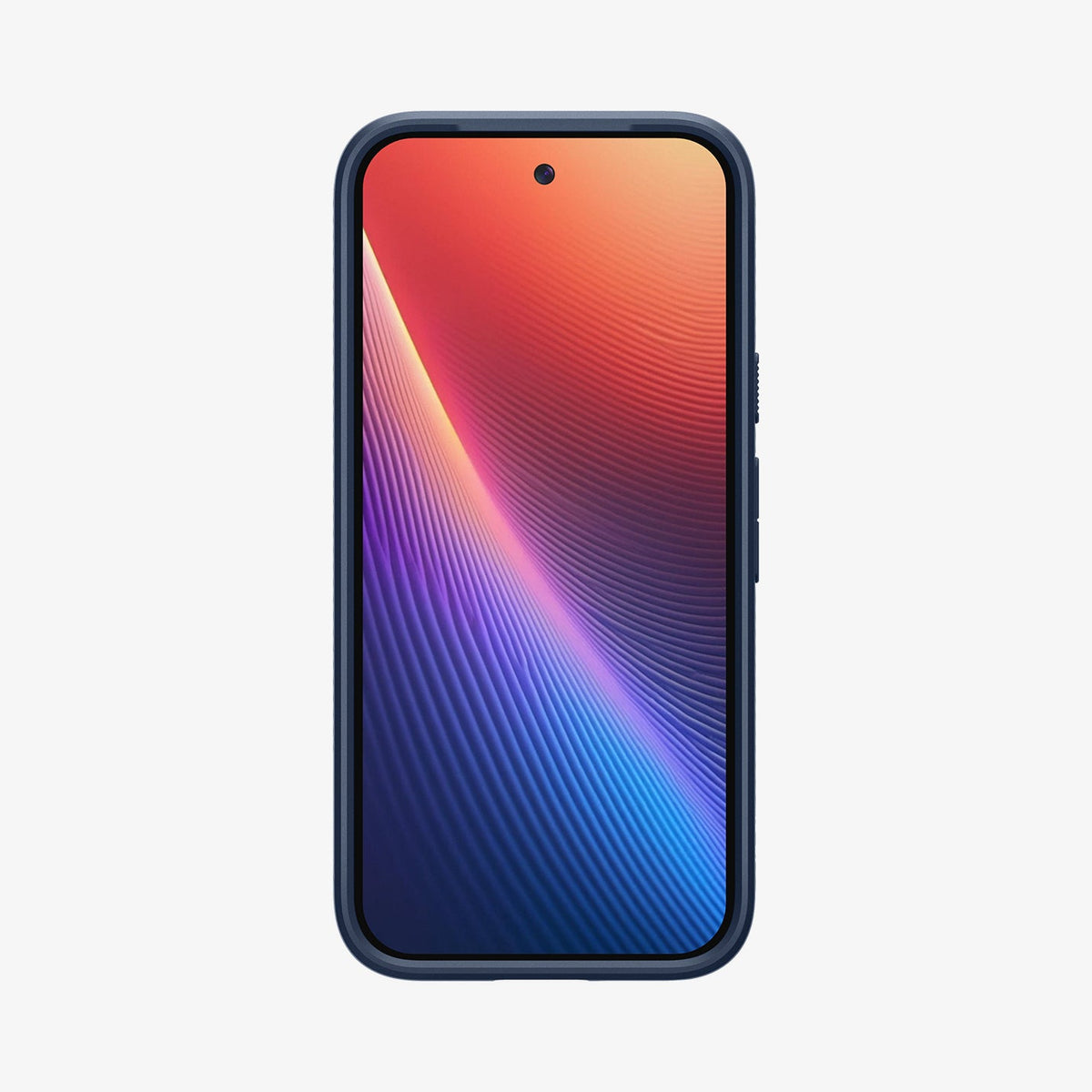 ACS09040 - Pixel 9a Case Liquid Air in Navy Blue showing the front