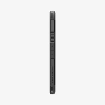 ACS09046 - Pixel 9a Case Tough Armor AI (MagFit) in Black showing the side