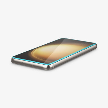 AGL05958 - Galaxy S23 EZ FIT GLAS.tR Screen Protector showing the front, side and top