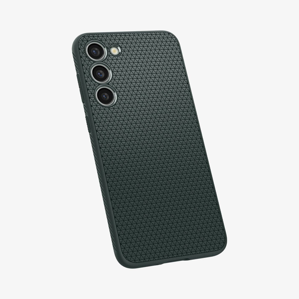 ACS05713 - Galaxy S23 Case Liquid Air in abyss green showing the back and partial bottom