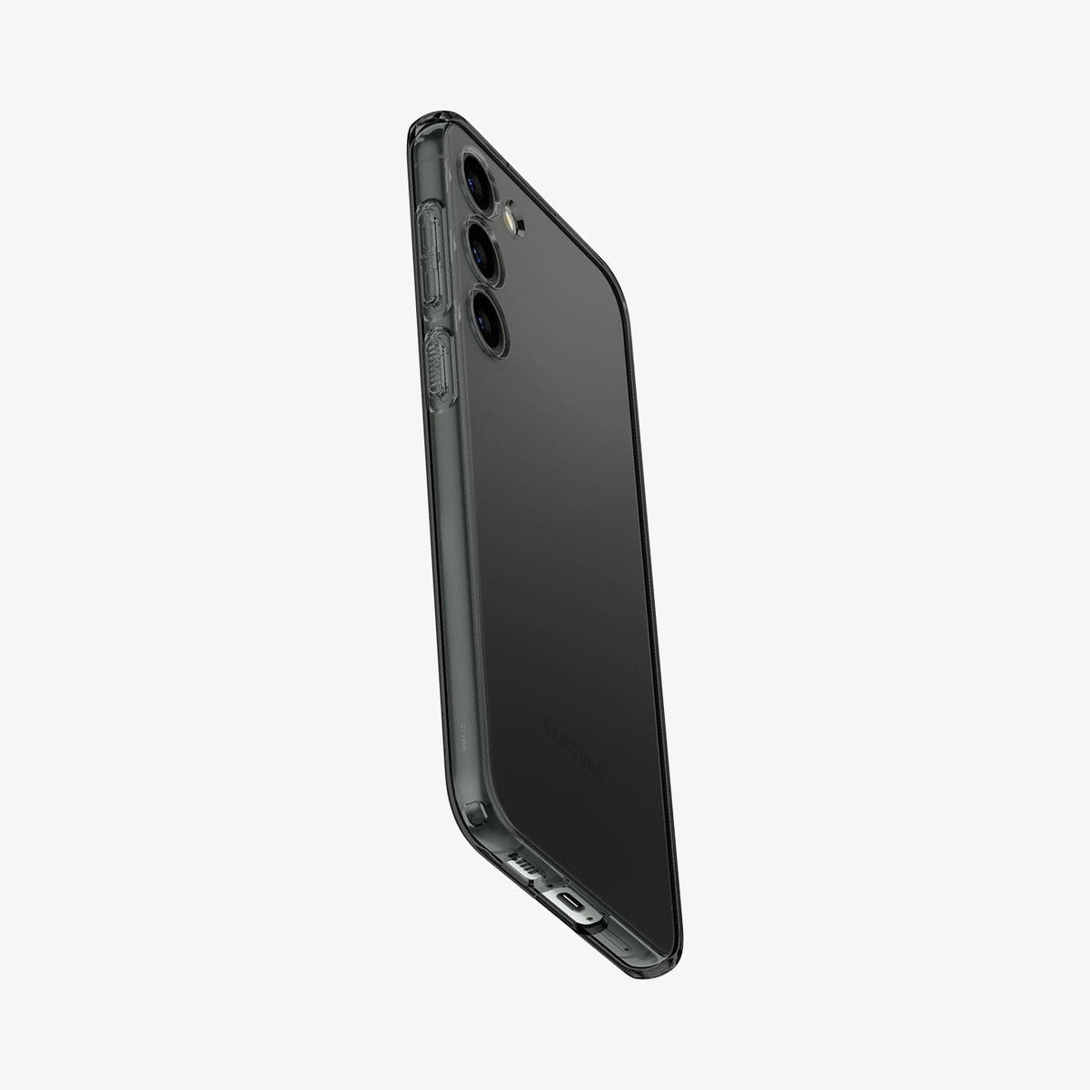 ACS05709 - Galaxy S23 Case Liquid Crystal in space crystal showing the side and partial back