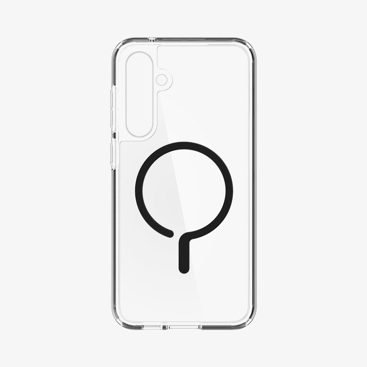 ACS06374 - Galaxy S23 FE Case Ultra Hybrid OneTap Metal Ring (MagFit) in black showing the inside of case