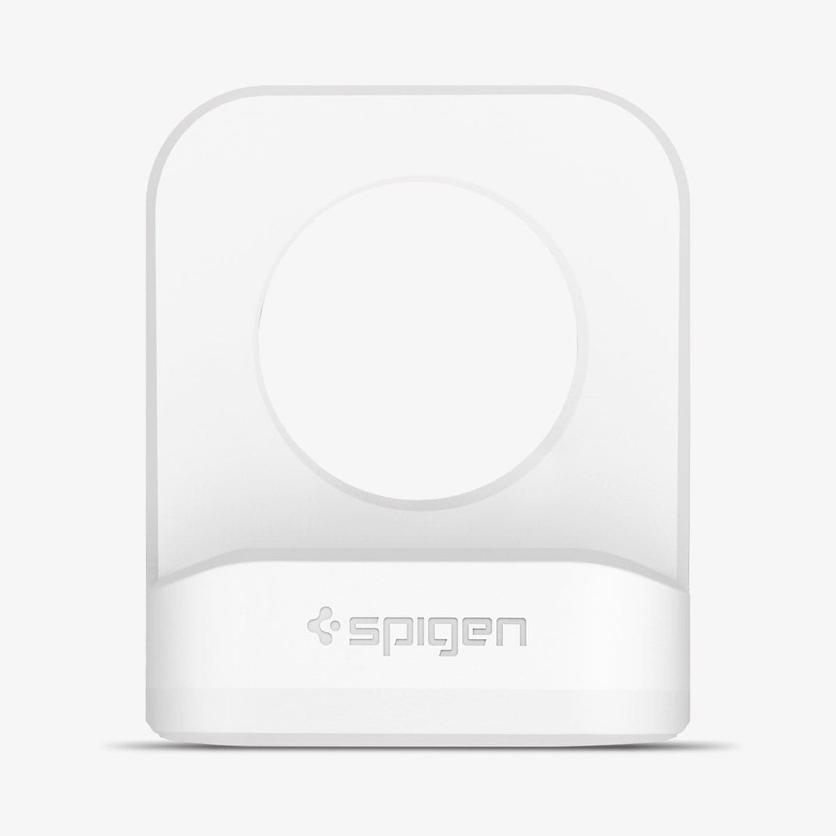 000CD21181 - Apple Watch Night Stand S350 in white showing the front
