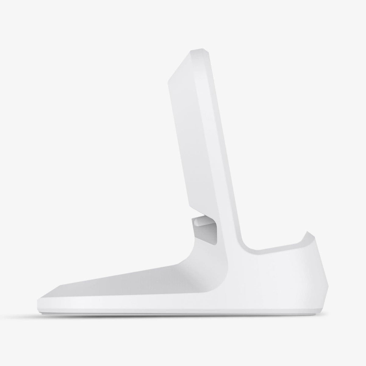 000CD21181 - Apple Watch Night Stand S350 in white showing the side