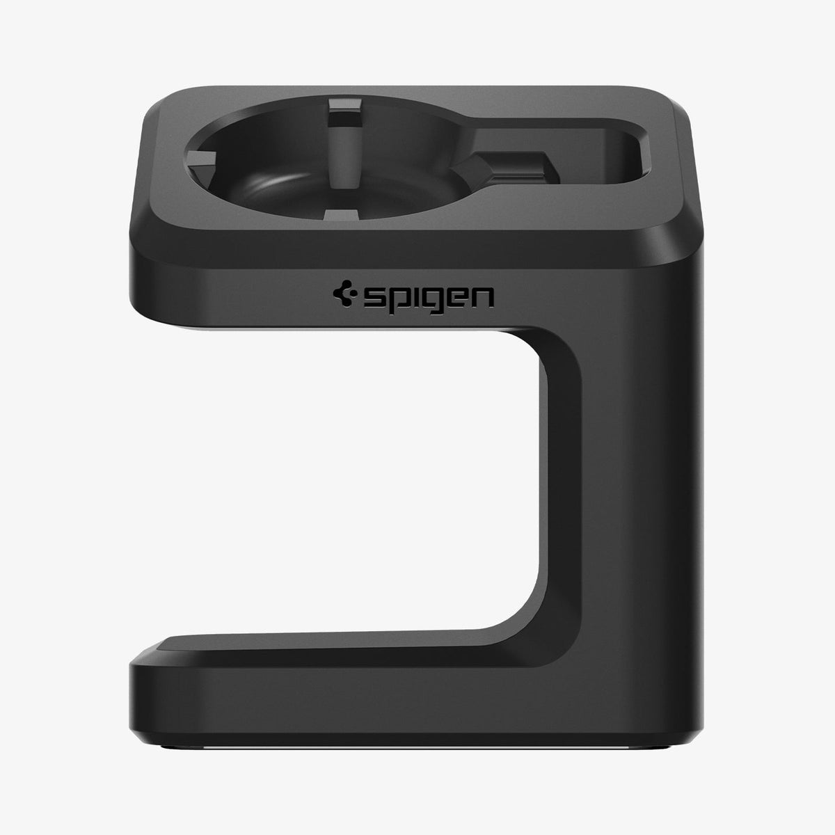 AMP07393 - Pixel Watch Stand Black S355 showing the side