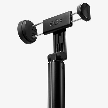 AMP09336 - Tripod Selfie Stick S541W in Black showing the phone holder extended