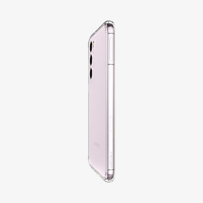 ACS05714 - Galaxy S23 Case Ultra Hybrid in crystal clear showing the side and partial back