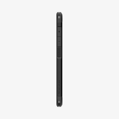 ACS07355 - Galaxy S24 Case Tough Armor in Black showing the side with side buttons