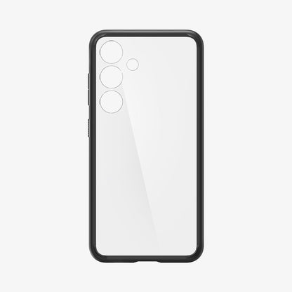 ACS07352 - Galaxy S24 Case Ultra Hybrid in Matte Black showing the inner of a transparent case with a darker frame