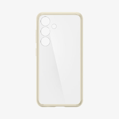 ACS07416 - Galaxy S24 Case Ultra Hybrid in Mute Beige showing the inner of a transparent case with a lighter frame