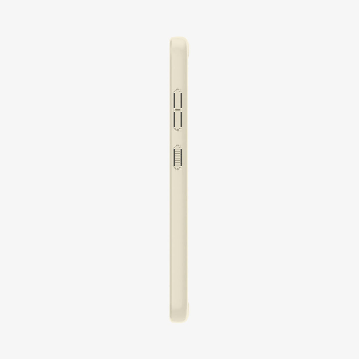 ACS07416 - Galaxy S24 Case Ultra Hybrid in Mute Beige showing the side with side buttons