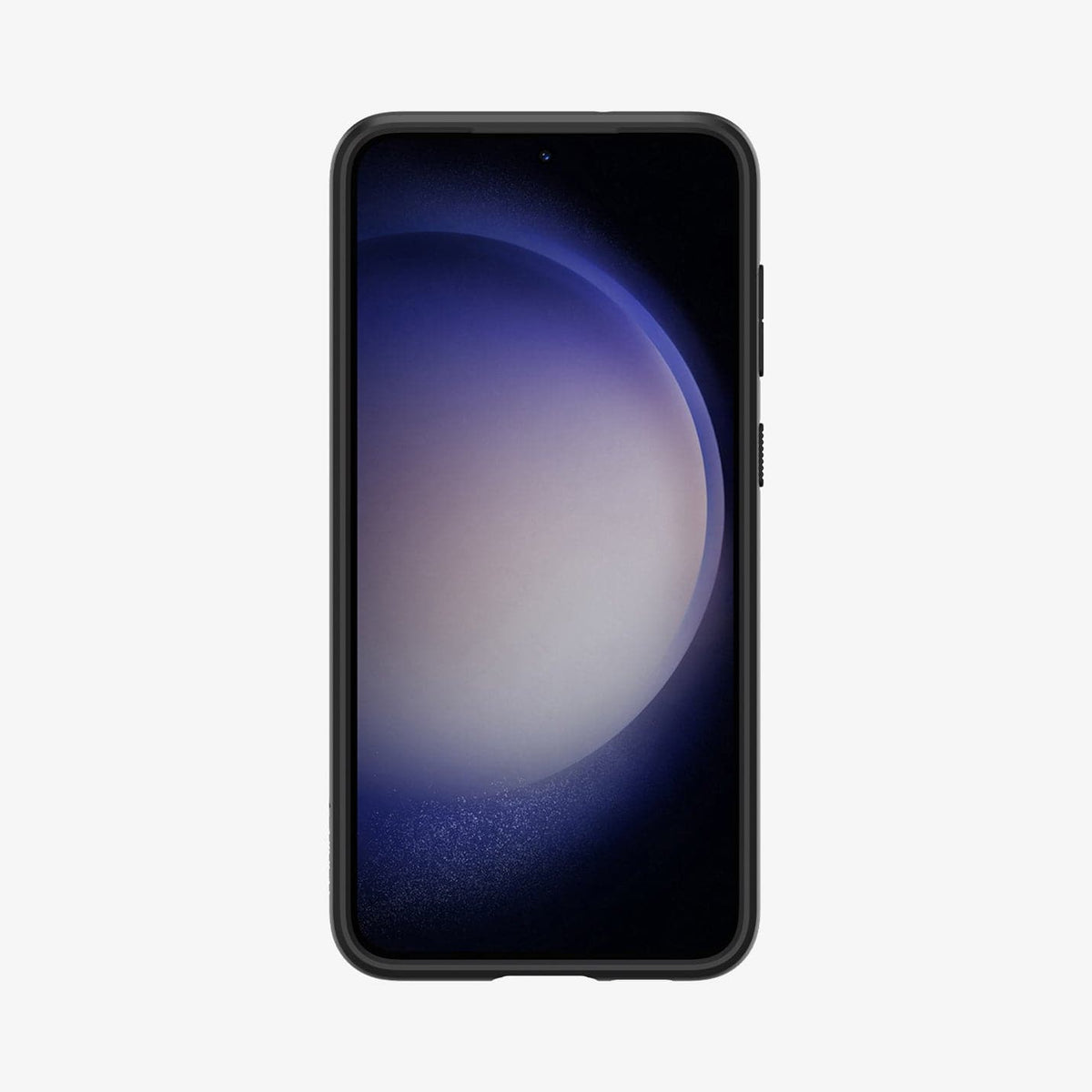 ACS05670 - Galaxy S23 Plus Case Ultra Hybrid in frost black showing the front