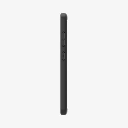 ACS07331 - Galaxy S24 Plus Case Ultra Hybrid in Frost Black showing the side with side buttons
