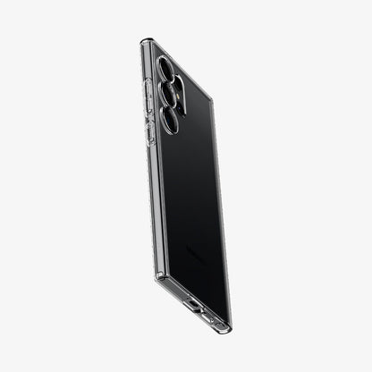 ACS07283 - Galaxy S24 Ultra Case Liquid Crystal in Crystal Clear showing the back and partial sides