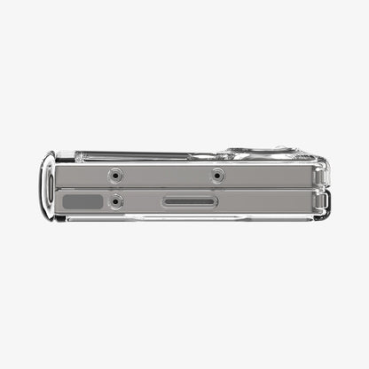 ACS07813 - Galaxy Z Fold 6 Case Ultra Hybrid Pro in Crystal Clear showing the top folded