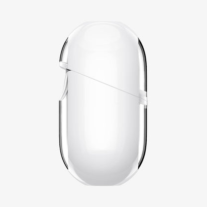ACS08431 - Galaxy Buds 3 Pro Ultra Hybrid in Jet White showing the side