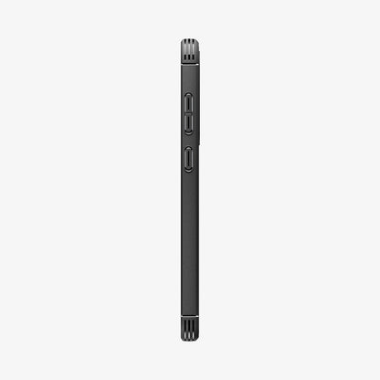 ACS11641 - Galaxy S25 FE Core Armor (MagFit) in Matte Black showing the side with side buttons