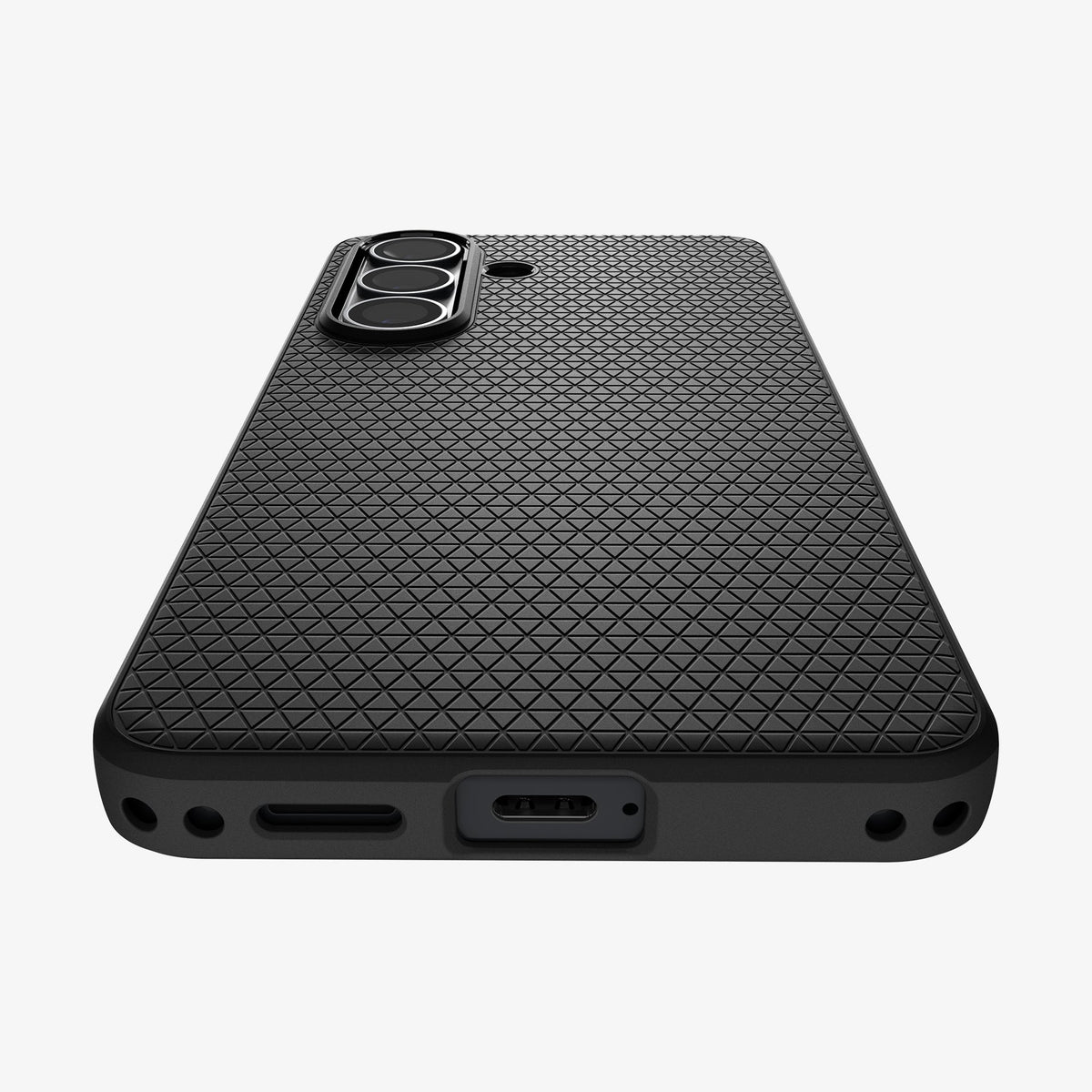 ACS11054 - Galaxy S26 Liquid Air in Matte Black showing the back