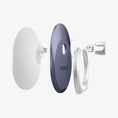 000SR21951 - Style Ring in orchid gray showing the multiple layers of ring