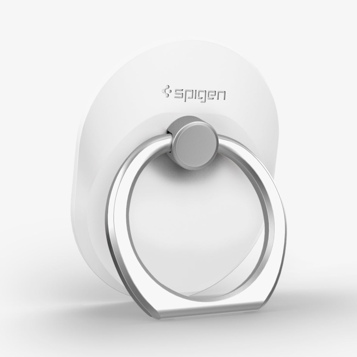 SGP11760 - Style Ring in white showing the front and partial side