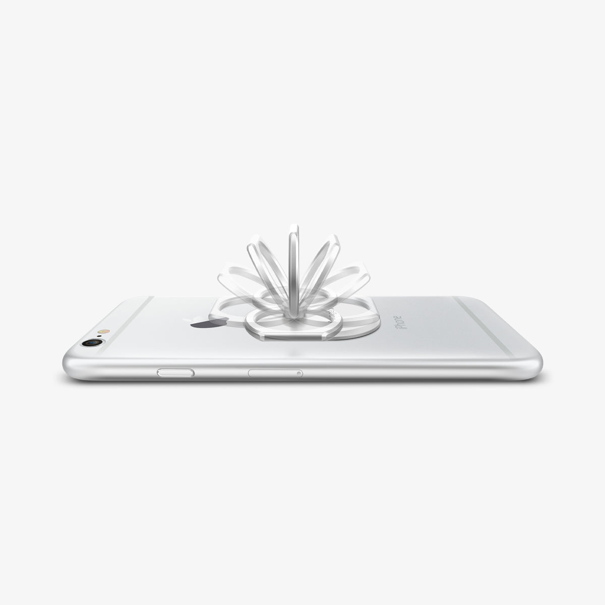 SGP11760 - Style Ring in white showing the multiple viewing angles of ring