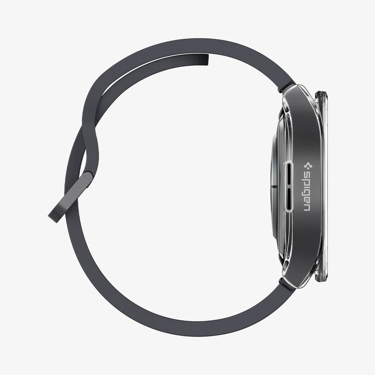 ACS06502 - Galaxy Watch 6 (40mm) Case Ultra Hybrid in crystal clear showing the side