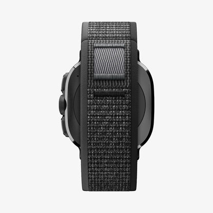 AMP11614 - Galaxy Watch Ultra Series - Athlex Air showing the side profile of the Galaxy Watch Ultra with the Athlex Air band wrapped around, top-down view.
