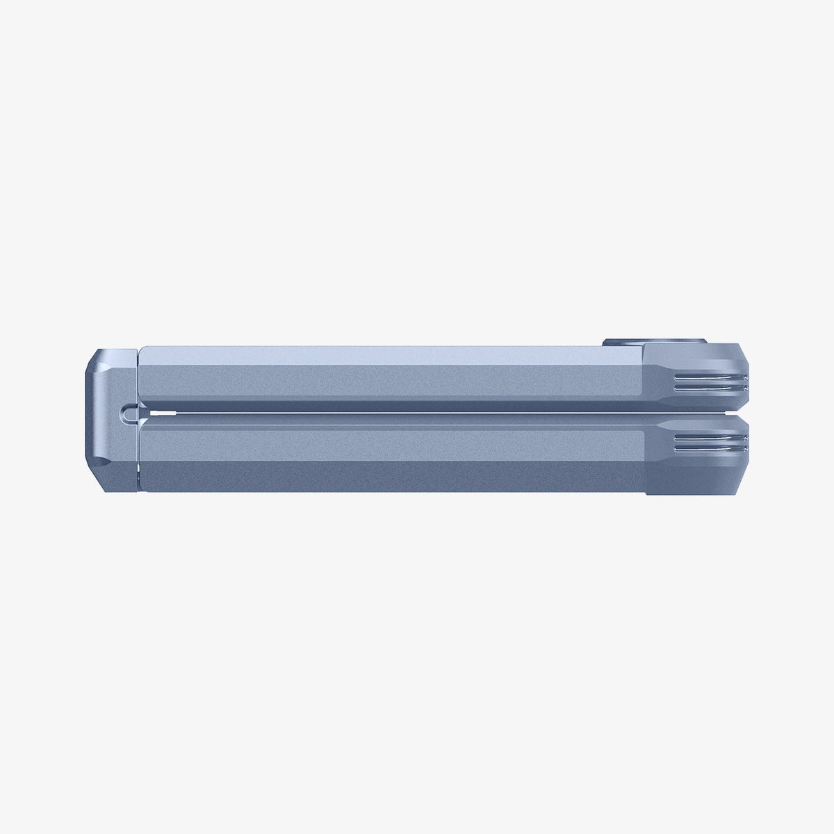 ACS09808 - Galaxy Z Flip 7 FE Series Tough Armor Pro (MagFit) in Sierra Blue showing bottom