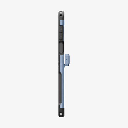 ACS09562 - Galaxy Z Flip 7 Case Tough Armor Pro (MagFit) in sierra blue showing the side