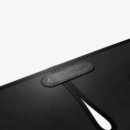 ACP09094 - Tesla Model X TO263 (2022-2025) Cryoshade in black showing the velcro of shade cover