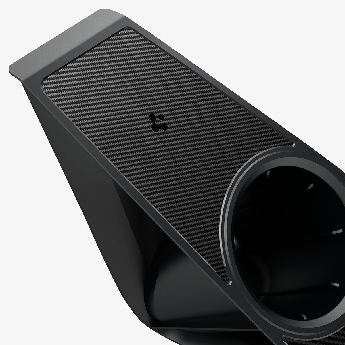 ACP08849 - Tesla Charging Adapter Door Dock TO252 in Black showing the side zoomed in