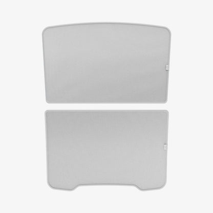 ACP09568 - Model Y (2025) CryoShade Sunroof in Gray showing the front