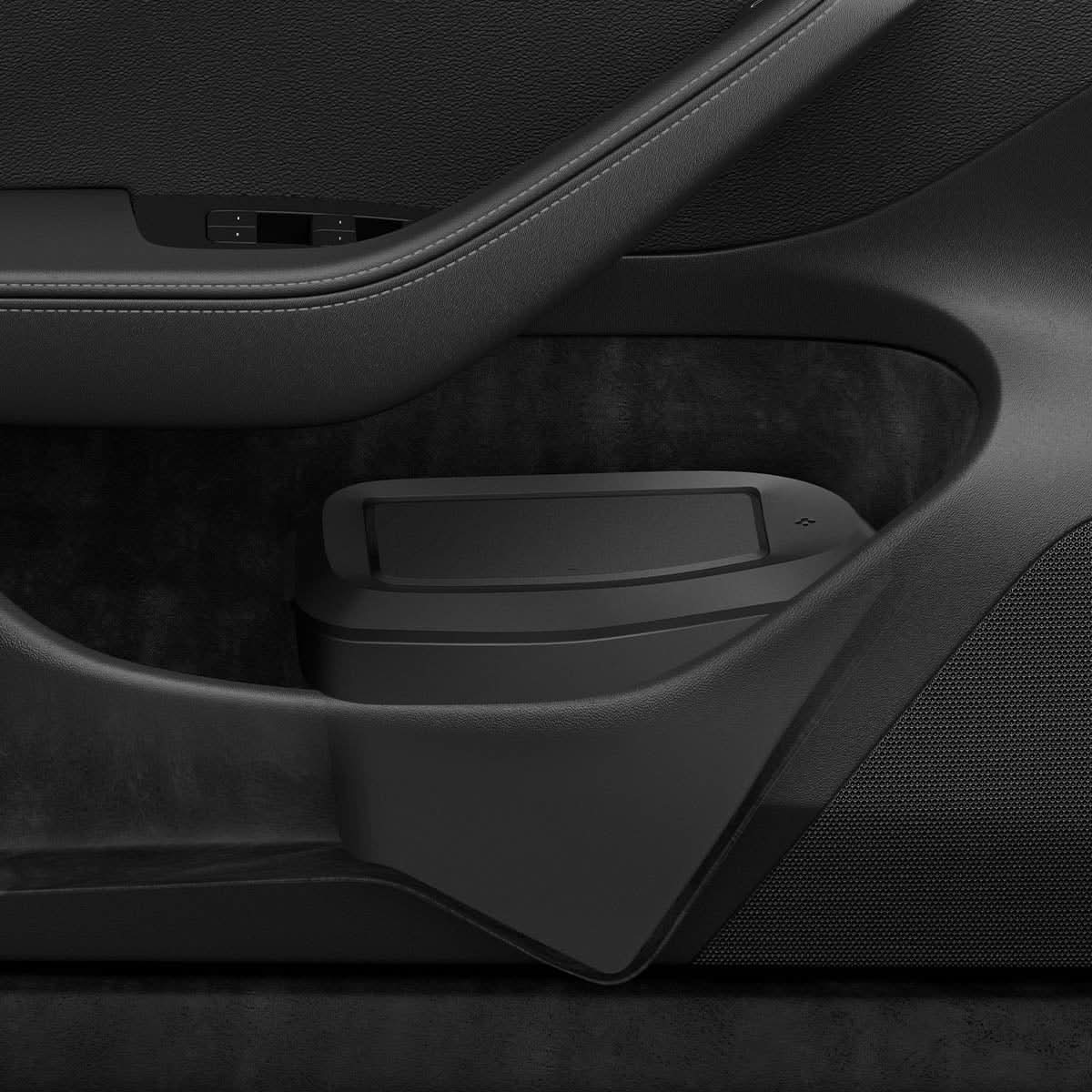 ACP09184 - Tesla Series Car Trash Bin TO282 H showing trash bin in the car.