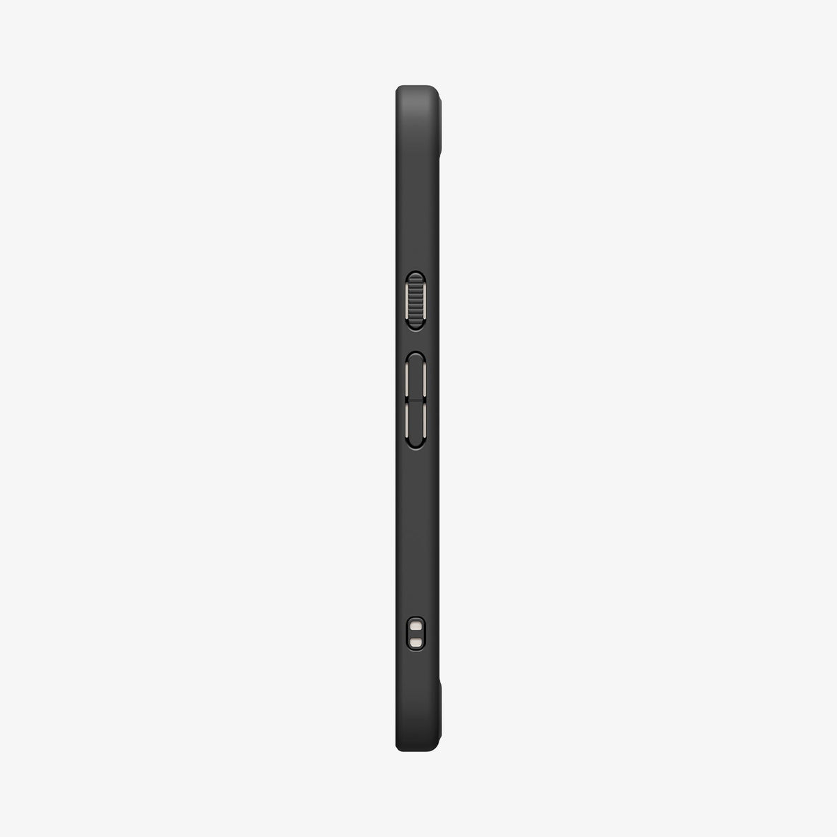 ACS11278 - Pixel 10a Ultra Hybrid Metal Ring (Mag Fit) in Frost Black showing the side