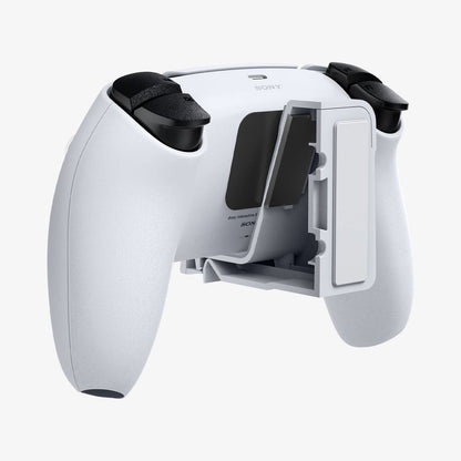 AMP06397 - PlayStation 5 Controller Mount | VG300 in White showing the back, partial bottom of the mount and the controller