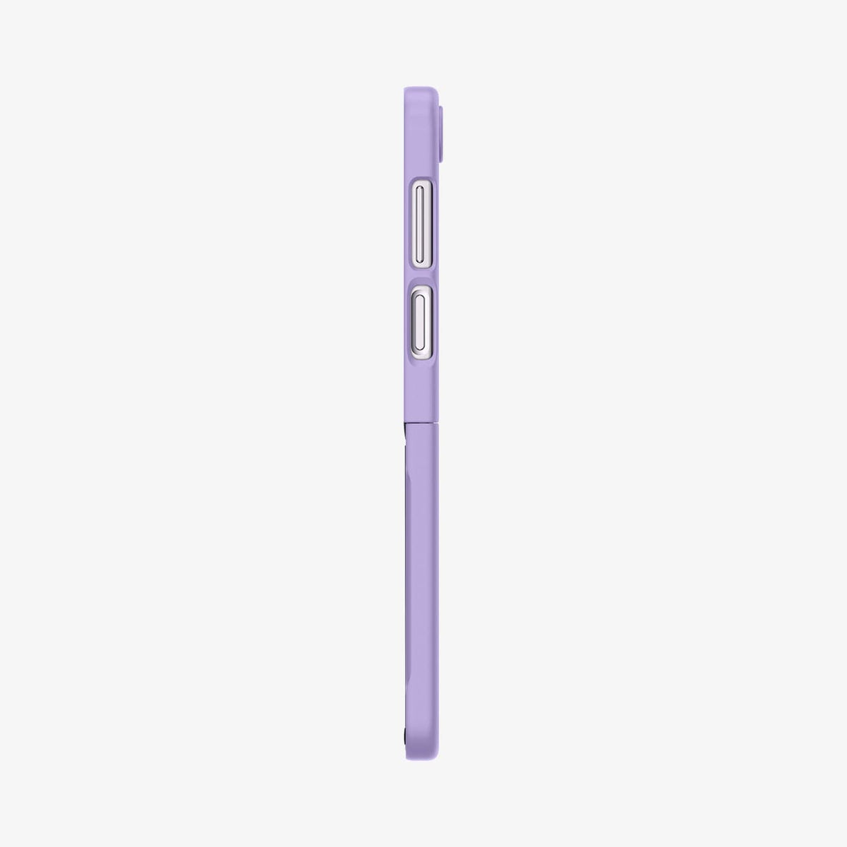 ACS06232 - Galaxy Z Flip 5 Case AirSkin in rose purple showing the side with volume controls