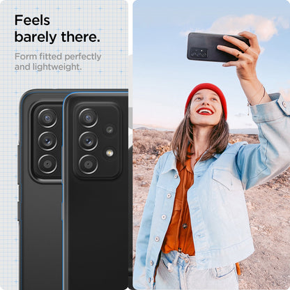 ACS02314 - Galaxy A52 Case Thin Fit in Black feels barely there. Form fitted perfectly and lightweight.
