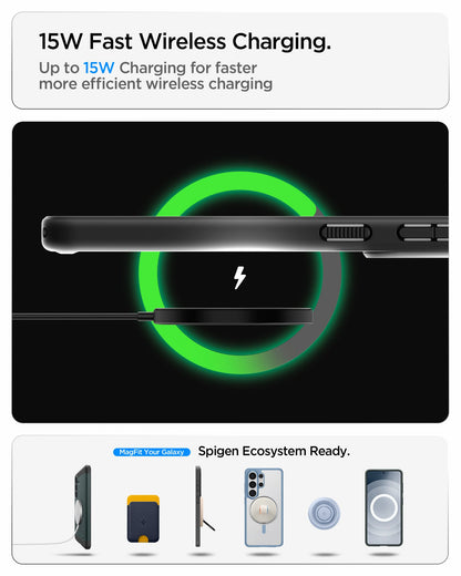 ACS11065 - Showing the 15W fast wireless charging. Up to 15W charging for faster more efficient wireless charging.