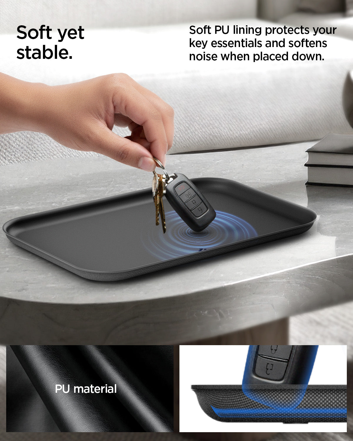 AHP10135 - Catchall Tray | LD402 showing soft yet stable