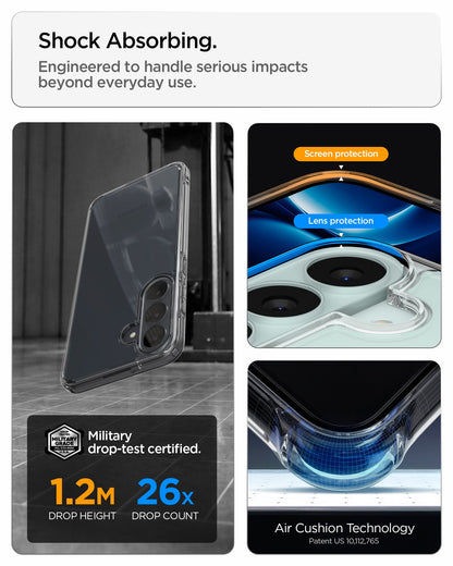 ACS11638 - Galaxy S26 FE Ultra Hybrid military grade drop tested case with raised screen and camera protection and Air Cushion Technology