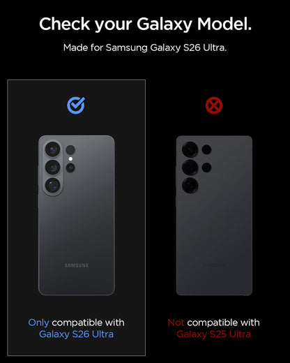 AGL11071 - Galaxy S26 Ultra Optik EZ Fit Lens Pro Protector showing compatibility
