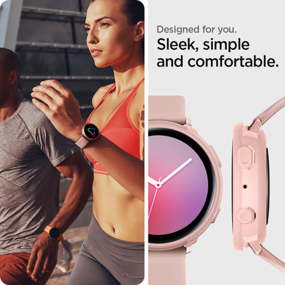 ACS00818 - Galaxy Watch Active 2 (44mm) Case Liquid Air in pink gold designed for you. Sleek, simple and comfortable.