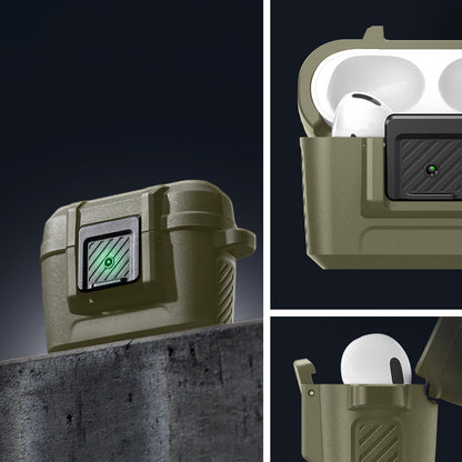 ACS05910 - Apple AirPods Pro Case Lock Fit in vintage khaki showing different angles